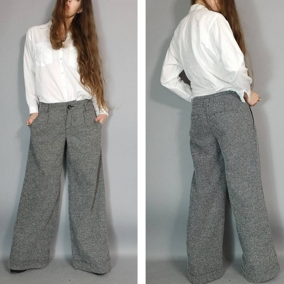 Free People Wide Leg Trouser 4 - Picture 3 of 8